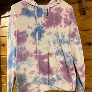 purple tie dye hoodie